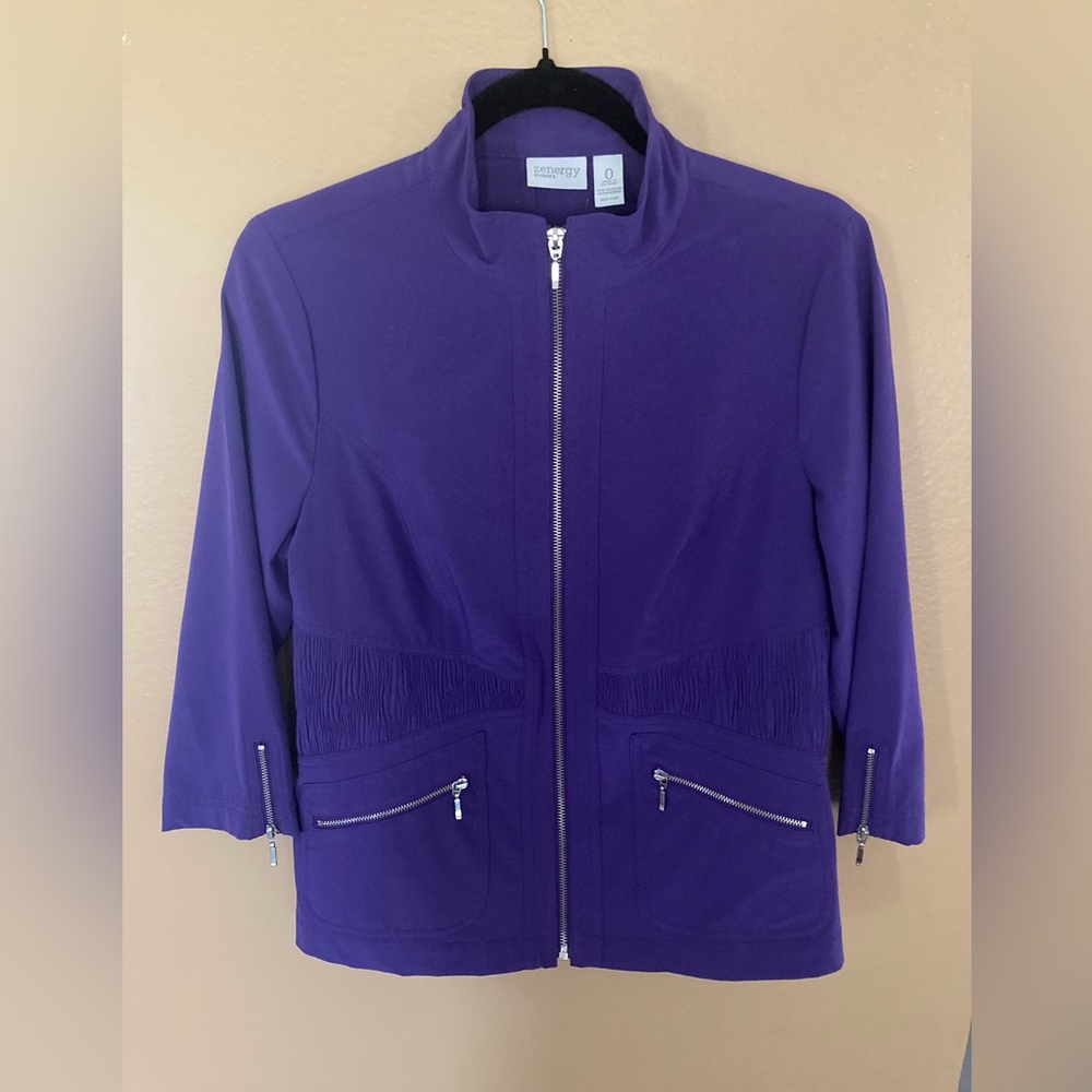 Vibrant Purple Bomber Jacket